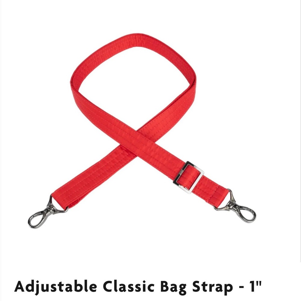 Lug Adjustable Classic Bag Strap 1”-Poppy Red-NWOT